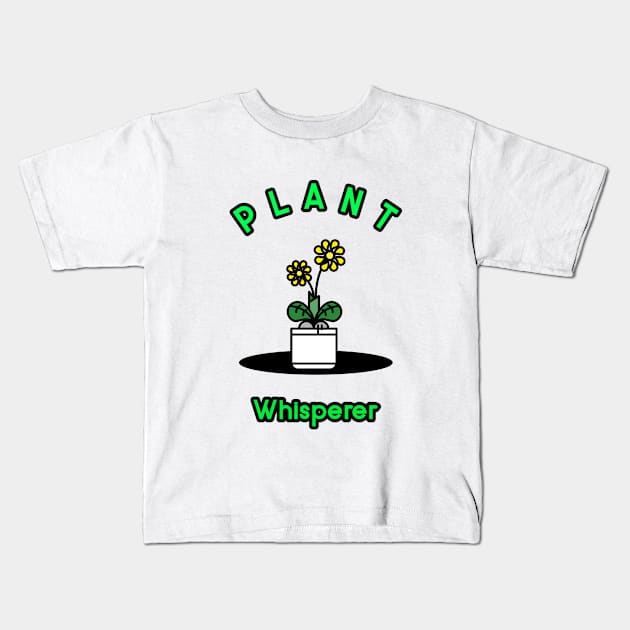 Plant whisperer community gardening Kids T-Shirt by G2GTees